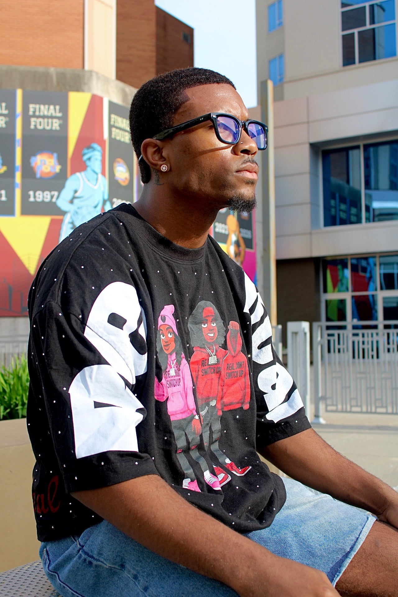 Black BE REAL Cropped